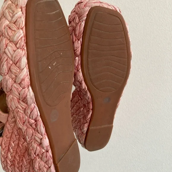 Women's High Wedge Heel Espadrilles 7 - Picture 6 of 6